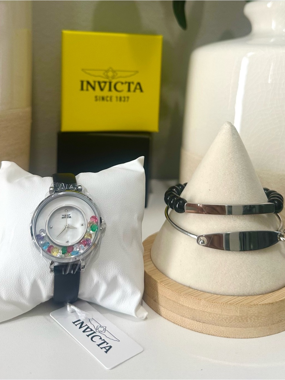 Invicta Women’s Watch and Plunder Bracelets Bundle